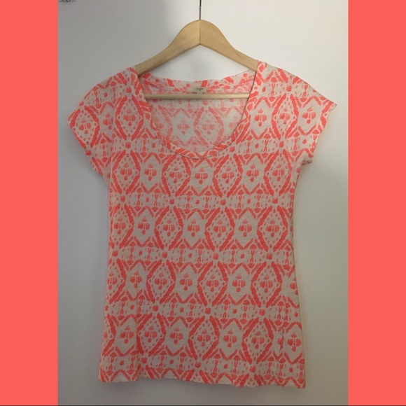 J Crew Tribal Pattern Small Top - Picture 1 of 3